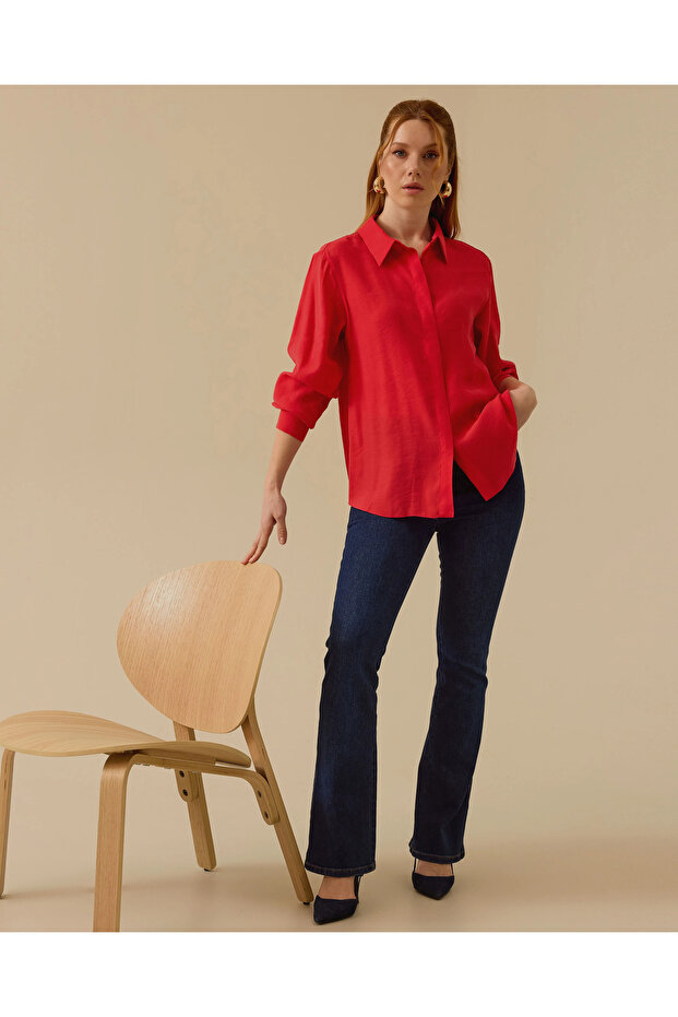 Seçil Gömlek 10002511510010 Kırmızı - 1