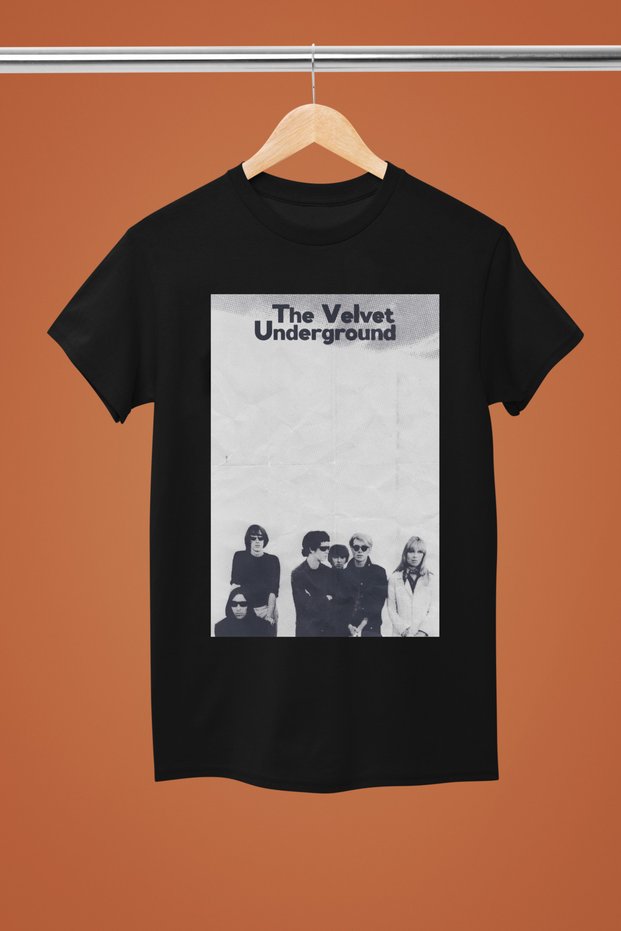 Velvet Underground Printed Cotton Short Sleeve Regular Fit Rock Tshirt