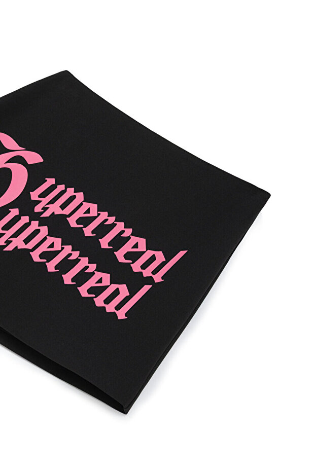 SLOGAN BASKILI MİNİ ETEK - 4