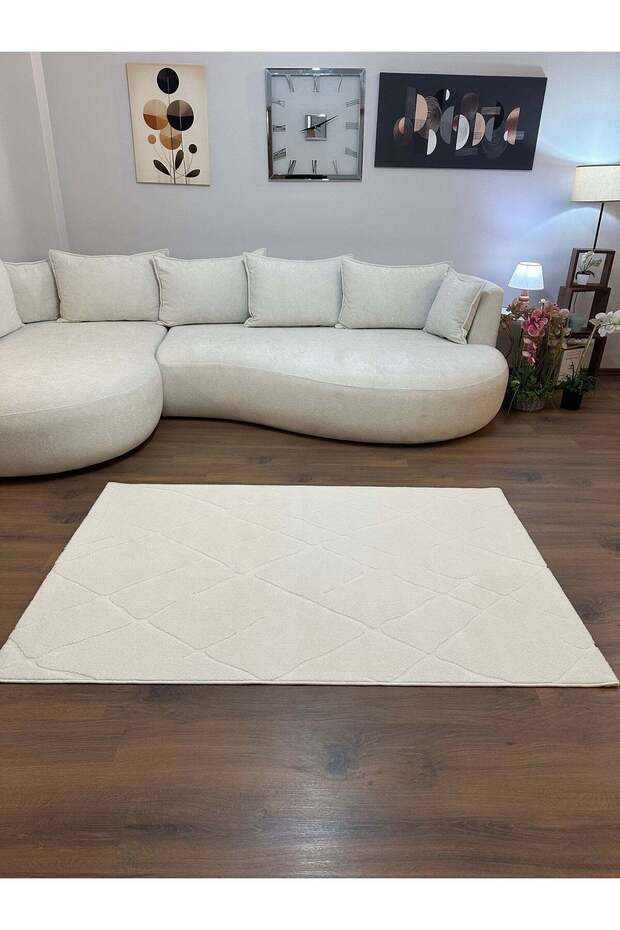 VERONA 10-T KREM Sık Dokuma Salon Mutfak Koridor Halısı-KP - 6