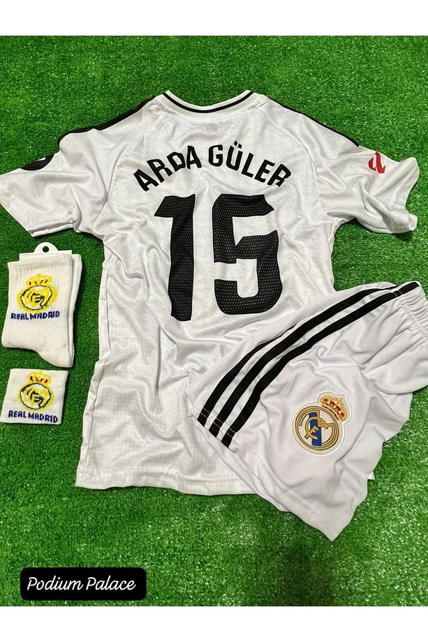 R.E.A.L M.A.D.R.İ.D 2024-25 A.R.D.A. G.Ü.L.E.R. İÇ SAHA ÇOCUK FORMASI 4'LÜ SET - 1