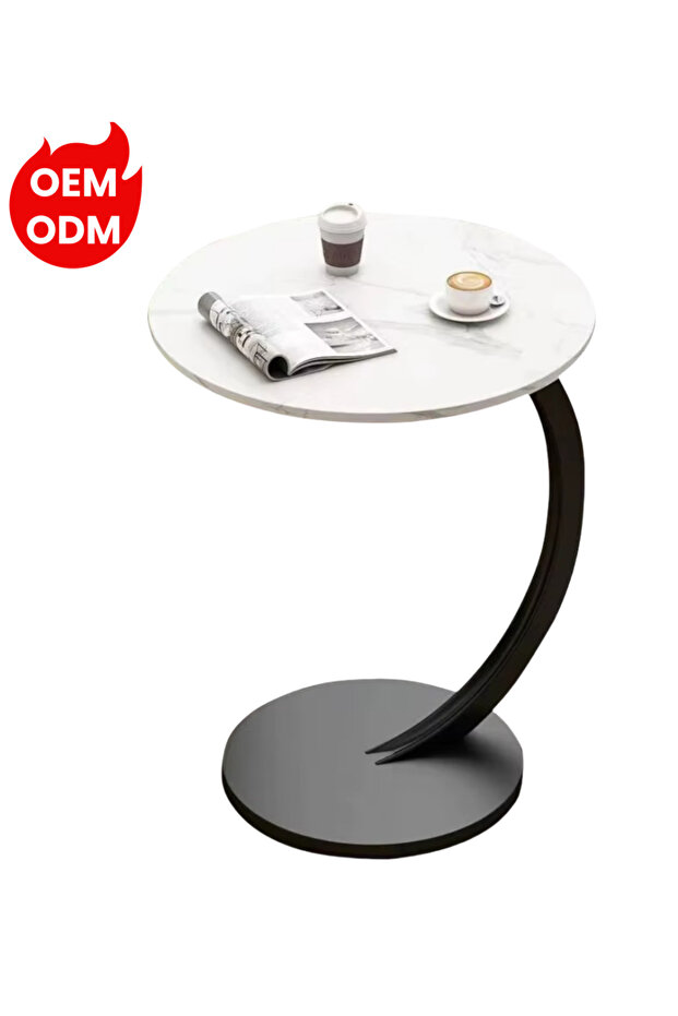 Modern Luxury Mini Side Table Small Wooden Coffee Table with Storage