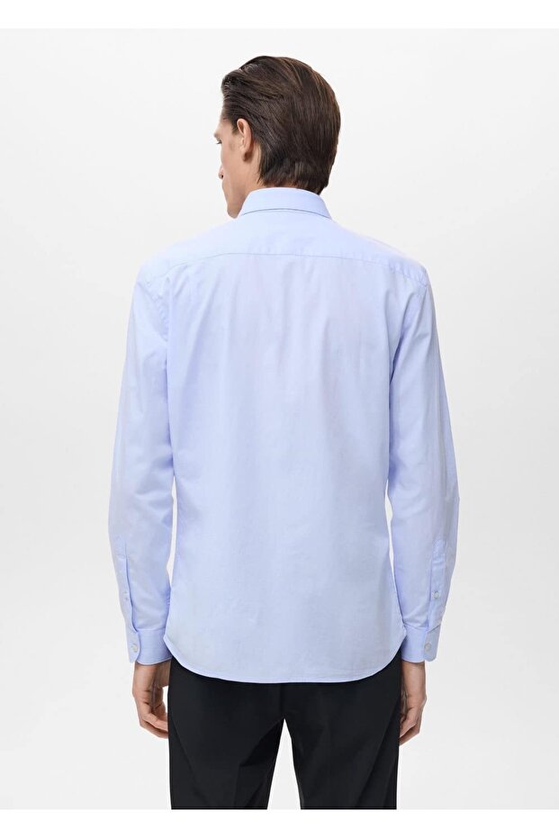 Regular fit %100 pamuklu gömlek - 4
