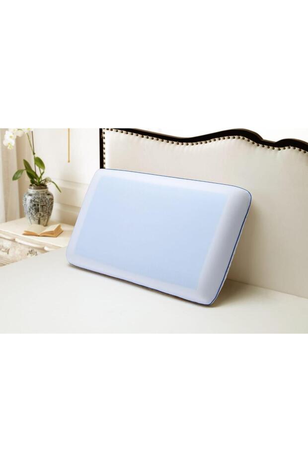 Memory Foam Pillow with Cooling Gel Layer 70x40 cm for Comfortable and Restful Sleep Support - 2