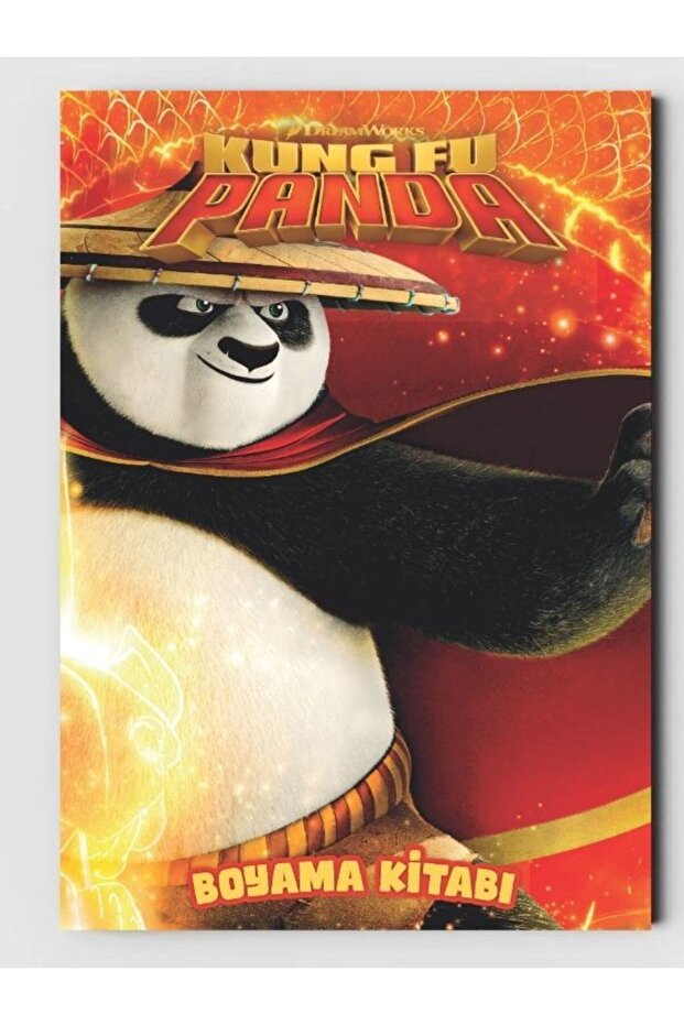Kung Fu Panda Themed Fun Coloring Book, (+20), (Full Page Picture Coloring Book)