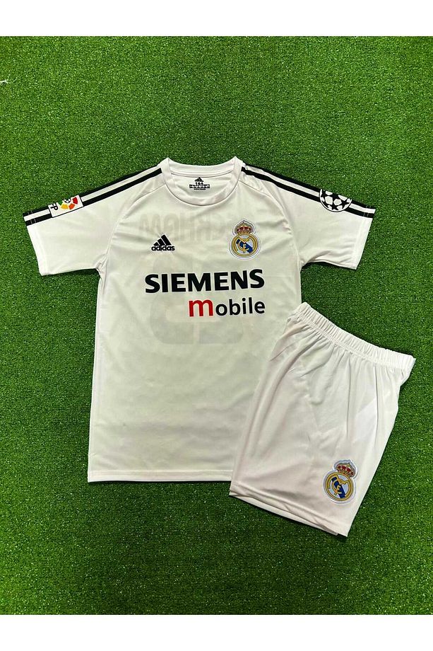 Real Madrid 2004/05 Sezonu David B.e.c.k.h.a.m Nostalji Çocuk Forması (White) - 1