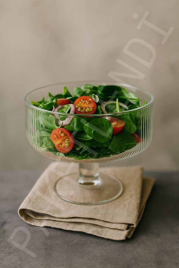Lumora Ayaklı Salata Meyve Kasesi - 1