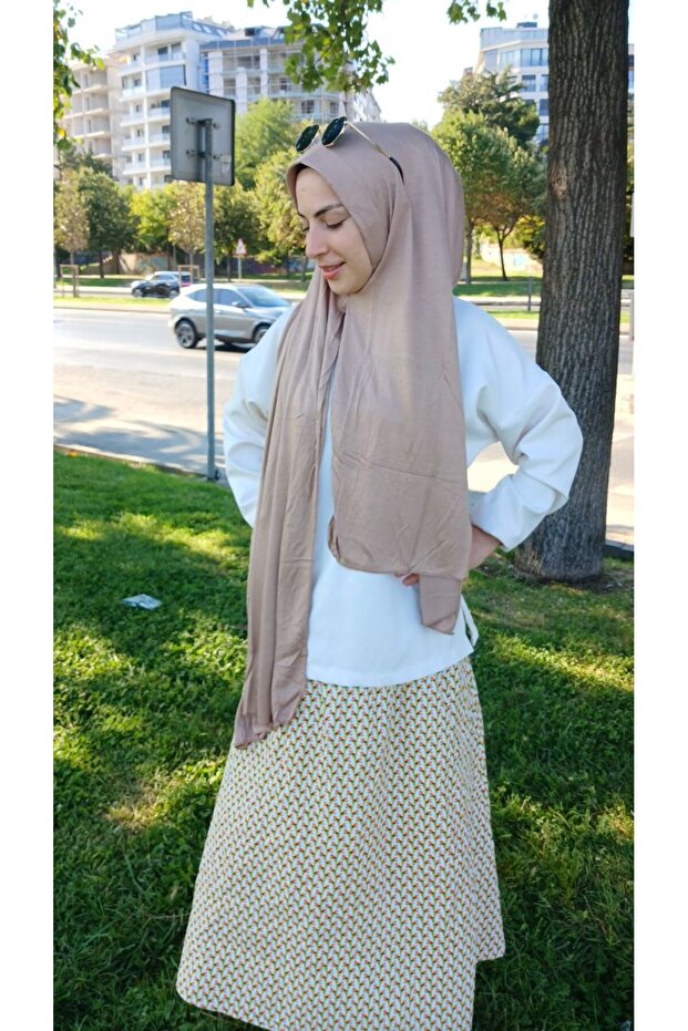 وشاح شال عملي من القطن الممشط - 5