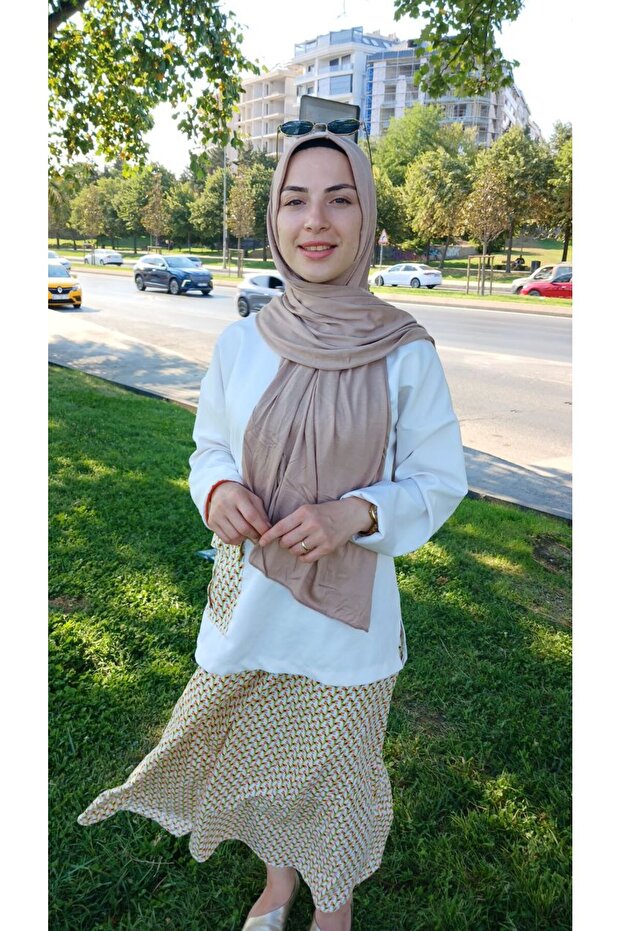 وشاح شال عملي من القطن الممشط - 3