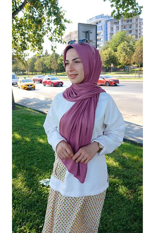 وشاح شال عملي من القطن الممشط - 4