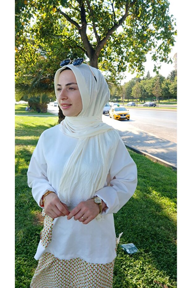 وشاح شال عملي من القطن الممشط - 3