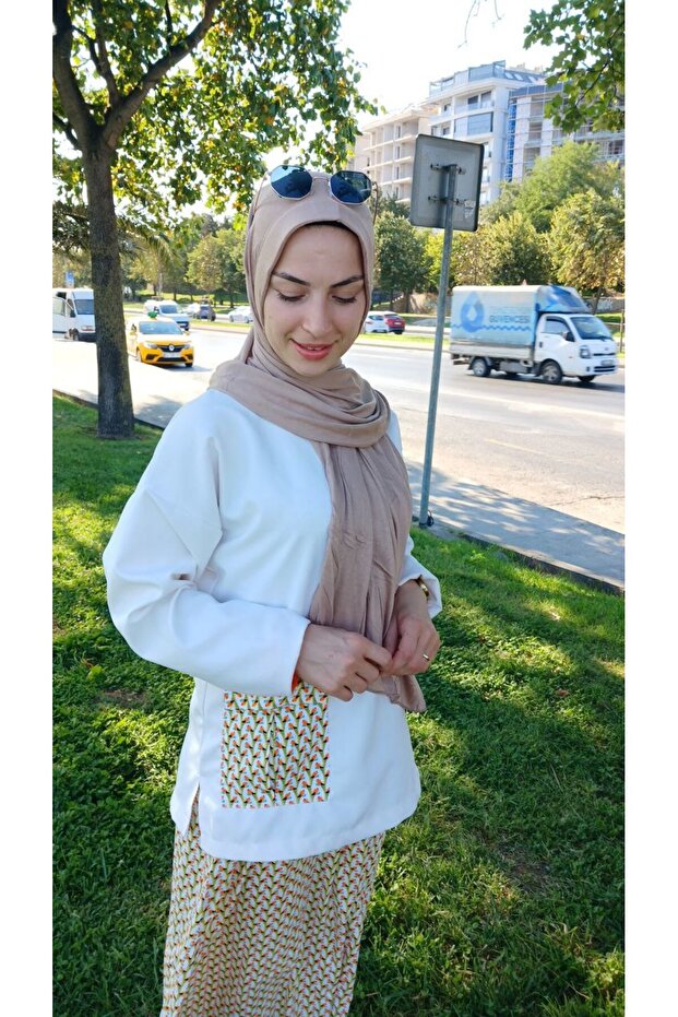 وشاح شال عملي من القطن الممشط - 2