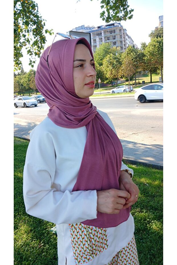 وشاح شال عملي من القطن الممشط - 1