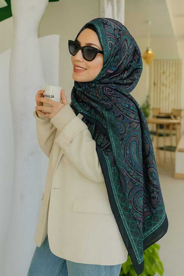Ethnic Pattern Cotton Shawl