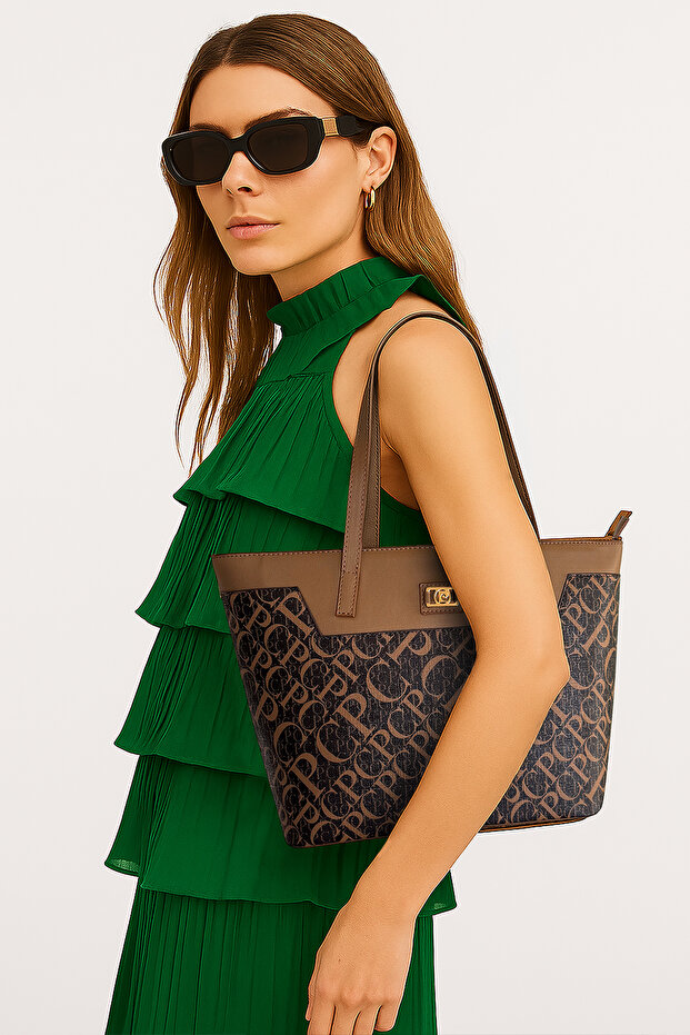 Coffee Women Shoulder Bag 05Po25Y2519