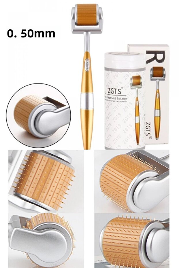 ZGTS Dermaroller Professional Titanium Derma Roller 192 Needles
