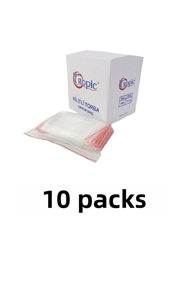 10 عبوات من أكياس زيبلوك مقاس 13×16 – 600 قطعة