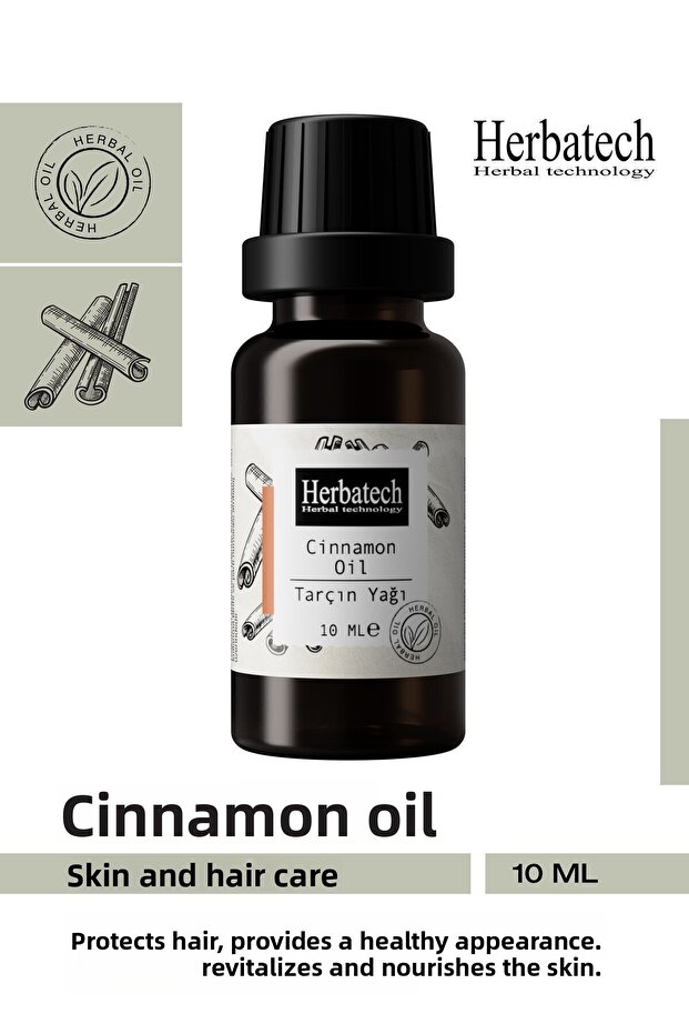 Natural Cinnamon Oil - Lip Plumping and Hair Root Stimulating Essential Oil 10 ml