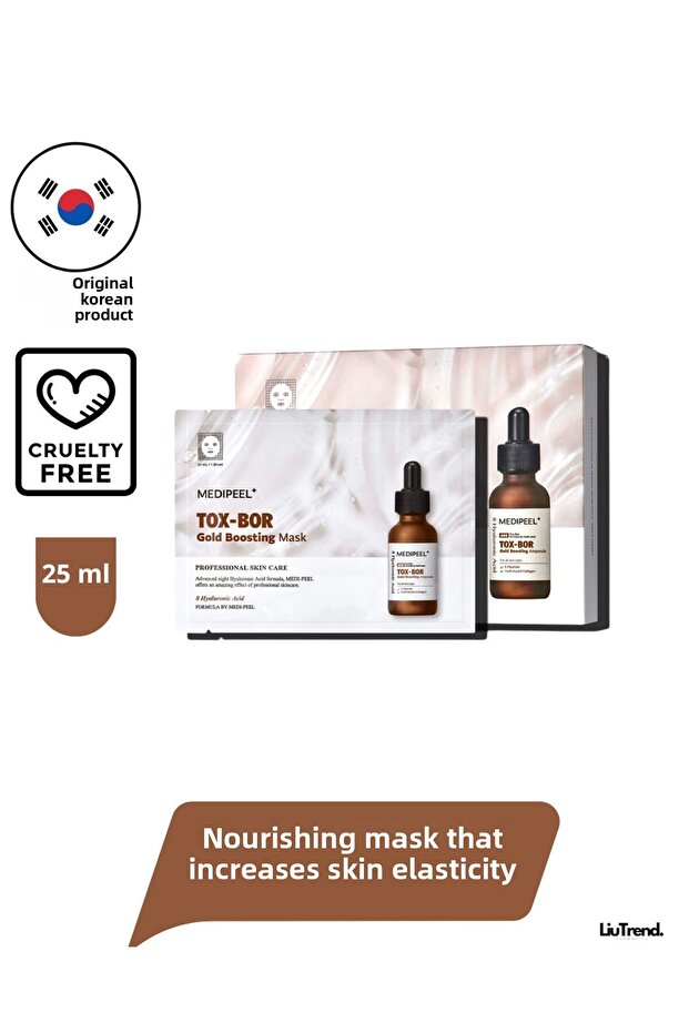 Tox-Bor Gold Boosting Mask 25 ml * 1 Pc Nourishing Mask to Increase Skin Elasticity