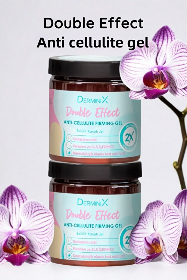 250 ml Double Effect Anti-Cellulite Gel - 2 Pieces