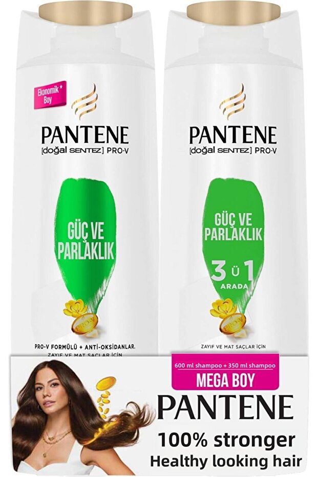 Natural Synthesis Power and Shine 600 ml Shampoo and 350 ml 3 in 1 Shampoo - 1