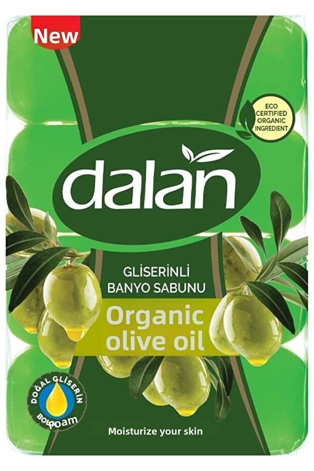 : Glycerin Organic Olive Oil Bath Soap 4 X 150 Gr