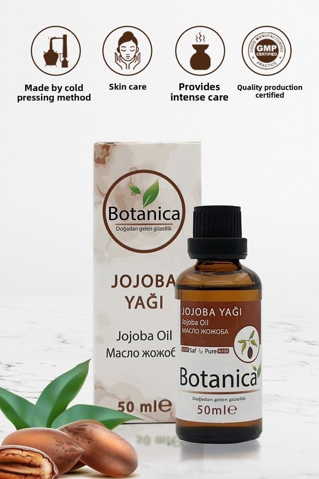 Jojoba Oil - Simmondsia Chinensis - (Skin Moisturizing - Nourishing) Jojoba Oil Body Oil 50 ml
