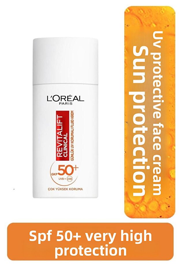 كريم الوجه للحماية من الأشعة فوق البنفسجية بعامل حماية من الشمس SPF 50 من لوريال، 50 مل