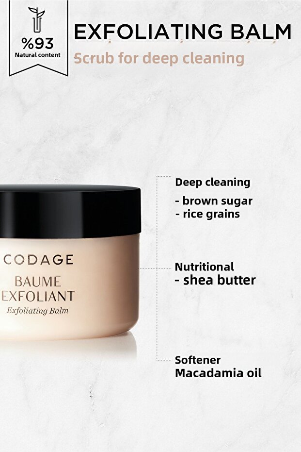 200 ml Exfoliating Balm - Deep Scrub Cleaning Product - 2