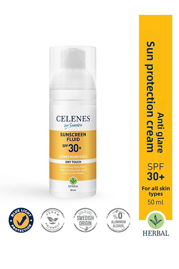 50 مل واقي شمسي عشبي بعامل حماية من الشمس SPF30 - لمسة جافة