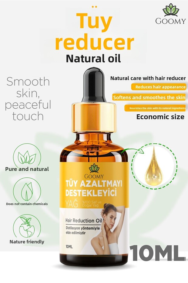 100% Pure Ant Egg Hair Removal and Reducing Oil - 10 ml