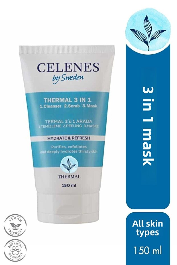 By Sweden Thermal 3in1 Peeling-mask-cleanser 150ml All Skin