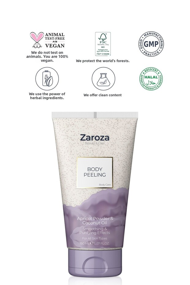 Purifying Body Peeling with Apricot Kernel - Body Peeling - 150 ml - 2