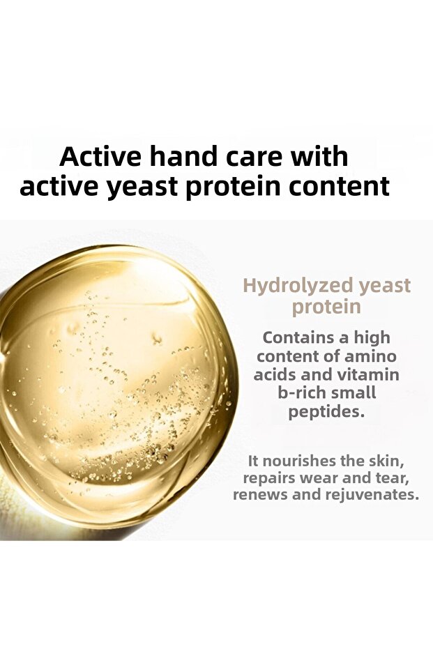 Yeast Extract - 80 gr Softing Moisturizing Hand Cream with Protein - 4