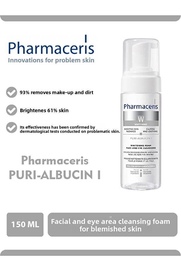 Puri-albucin Blemish Lightening Facial Cleansing Foam 150 ml