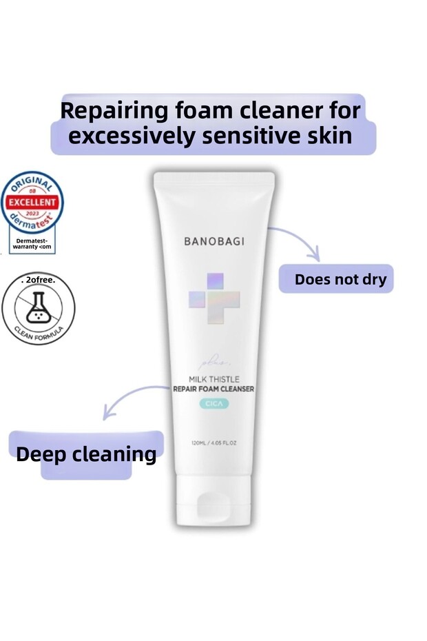 Milk Thistle Repairing Cica Plus Foam Cleanser 120ml F7364Axns