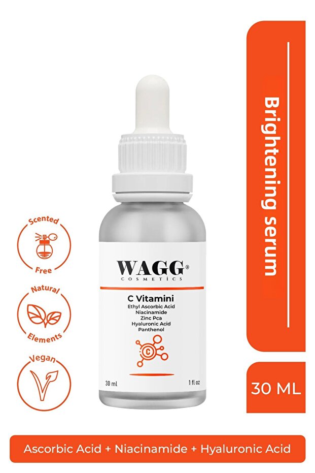 Brightening and Skin Tone Equalizing Vitamin C Serum (Zinc Pca, Niacinamide, Panthenol) 30 ml