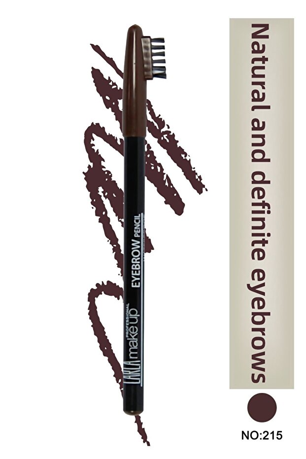 Special Eyebrow Pencil with Brush Cap (Chocolate) - Eyebrow Pencil No: 215