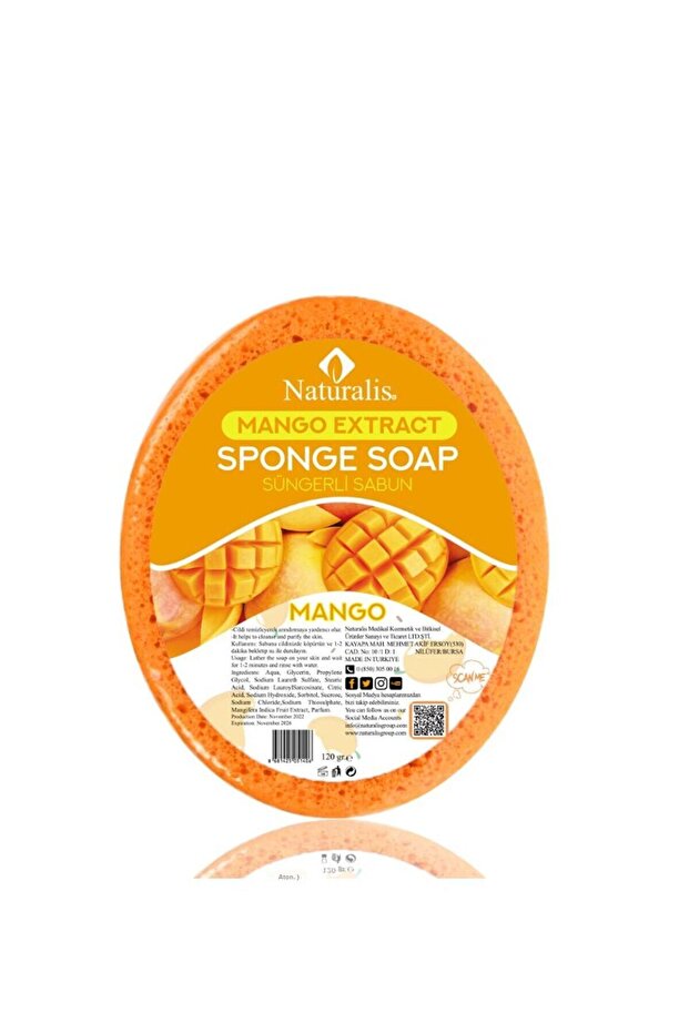 Mango Extract Fiber Soap Solid Soap - 1