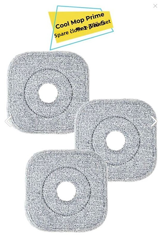 (3 Pcs) Cool Mop Microfiber Replacement Cloth - 1