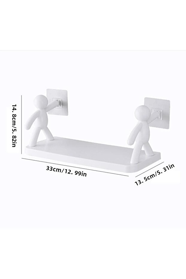 Man Model Multi-Purpose Shelf Organizer with Strong Adhesivebathroom Kitchen Organizer Stand - 5