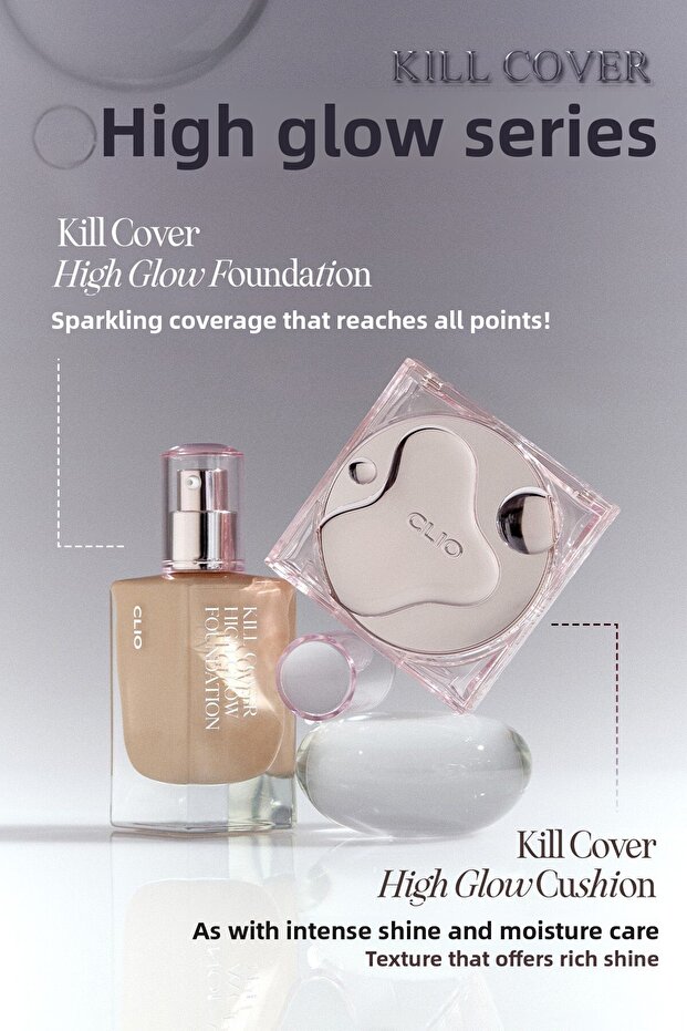Clio Kill Cover - Providing Foundation, Lasting Coverage and Intense Radiance, High-Glow Foundation (4 Ginger) - 8