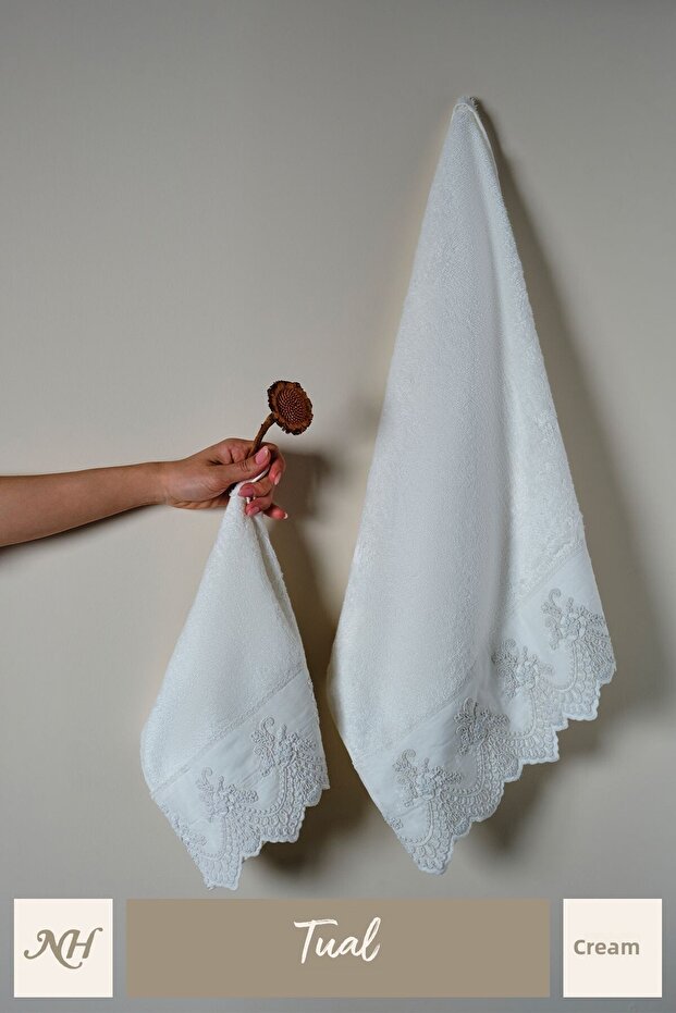Towel Embroidered Face Towel (50 X 90 Cm)