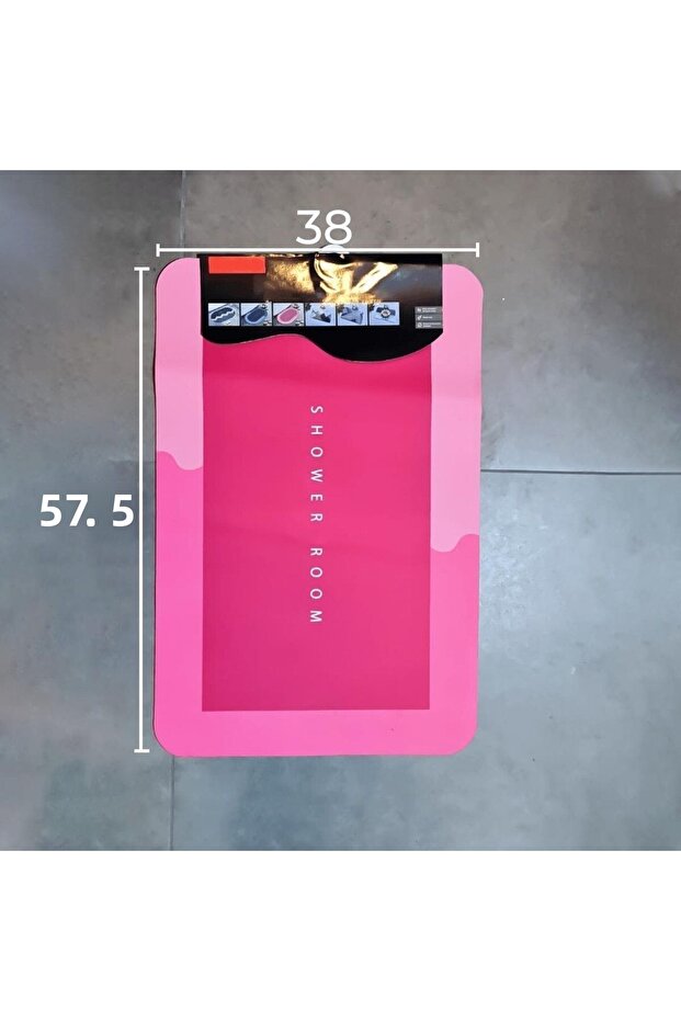 سجادة حمام فردية بقاعدة مضادة للانزلاق - 3