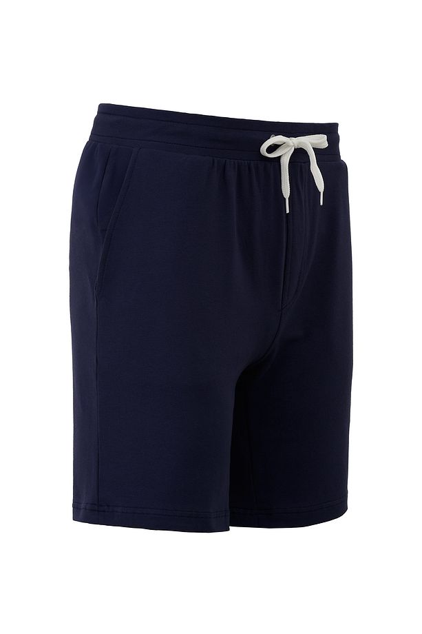 Pamuklu Erkek Lacivert Casual Şort 2 Iplik Yan Cep Bağcıklı Regular Fit Boru Paça Günlük Bermuda - 5