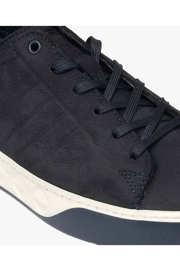 Erkek Lacivert Hakiki Deri Memory Foam Taban Sneaker Ayakkabı 5y1sa13292 - 5