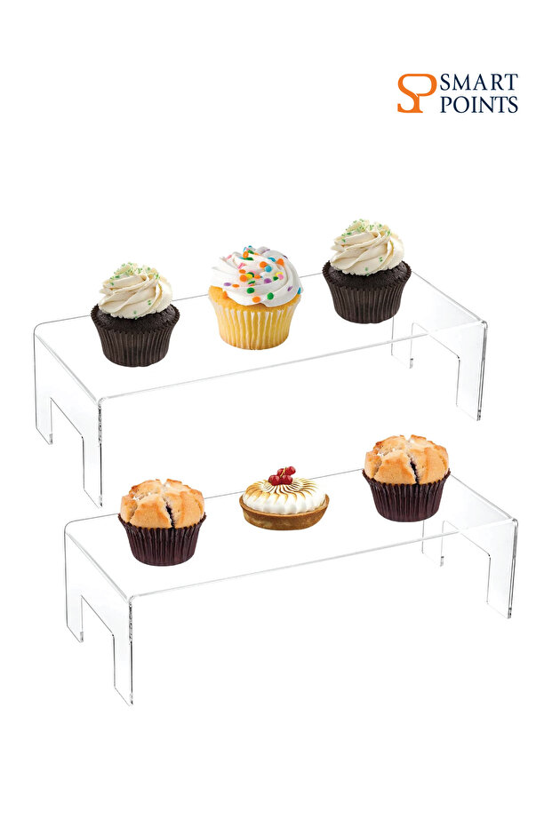 عبوتان من حاملات العرض الأكريليكية الشفافة بسمك 5 مم - 5