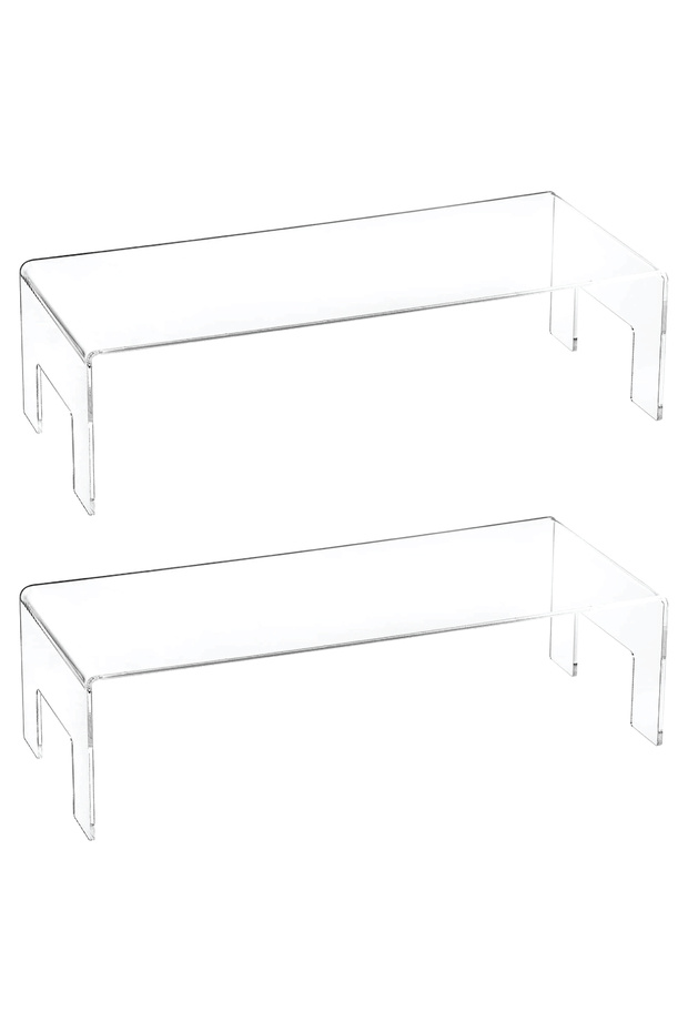 عبوتان من حاملات العرض الأكريليكية الشفافة بسمك 5 مم - 1