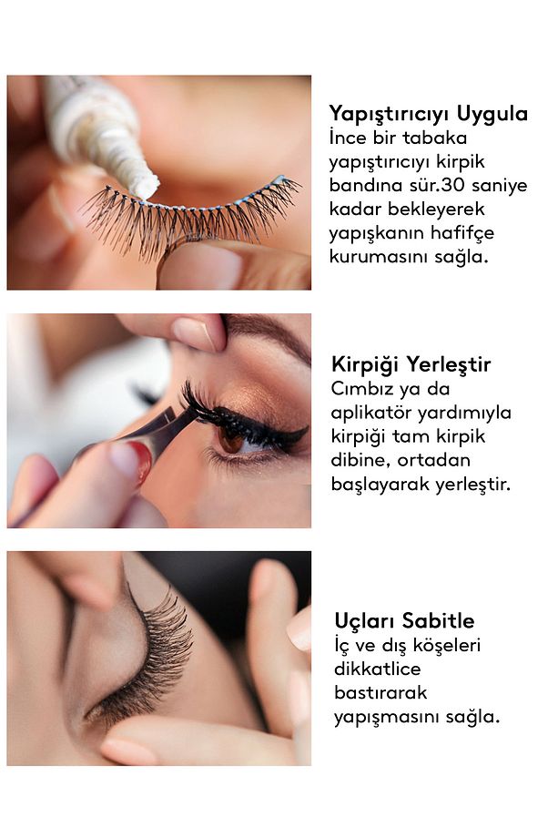 3D Etkili Tekli Takma Kirpik – Günlük ve Özel Günler İçin İdeal CA085 - 2