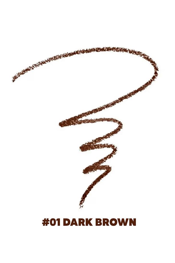 Suya Dayanıklı Çatal Uçlu Kaş Kalemi – 2’si 1 Arada Krem Microblading Etkili Eyeliner & Kaş Kalemi - 4